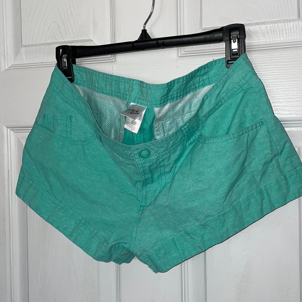 Body glove turquoise wafer proof shorts size S
